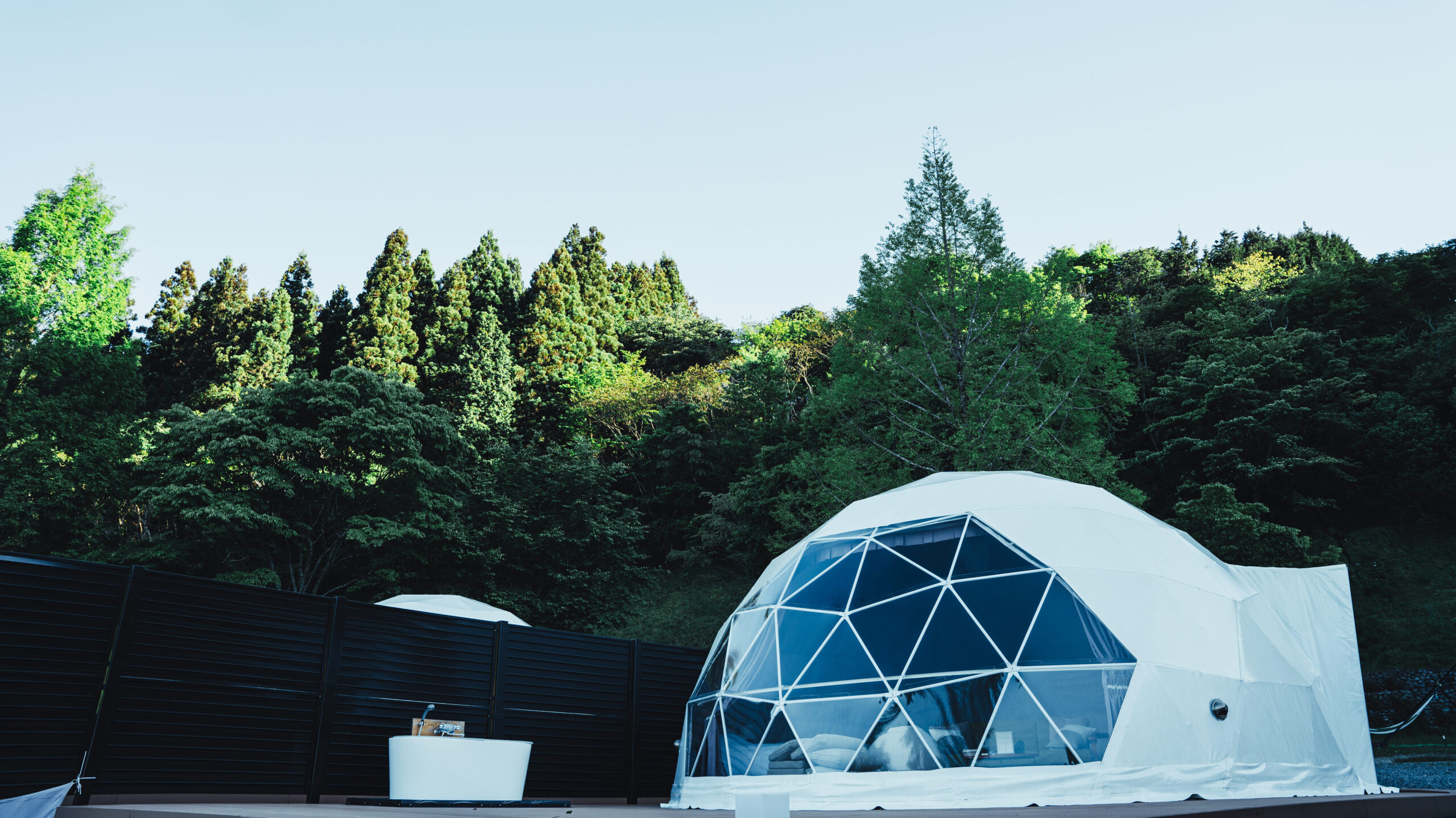 愛媛 LUONTE 霧の高原 四国中央 新宮茶サウナ ドームテント