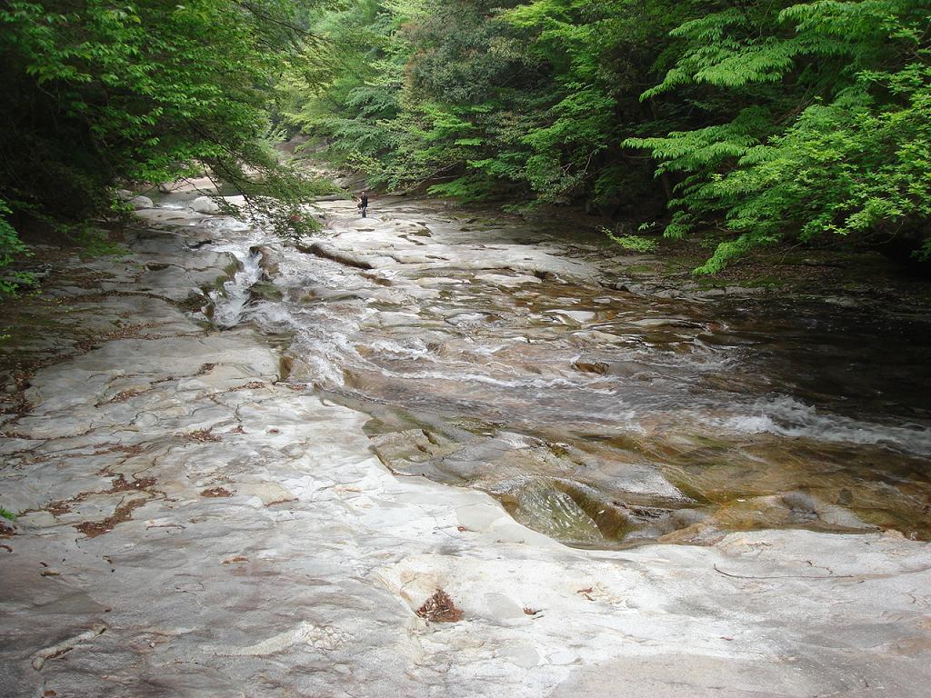 愛媛 滑床渓谷 松野 清流 テントサウナ