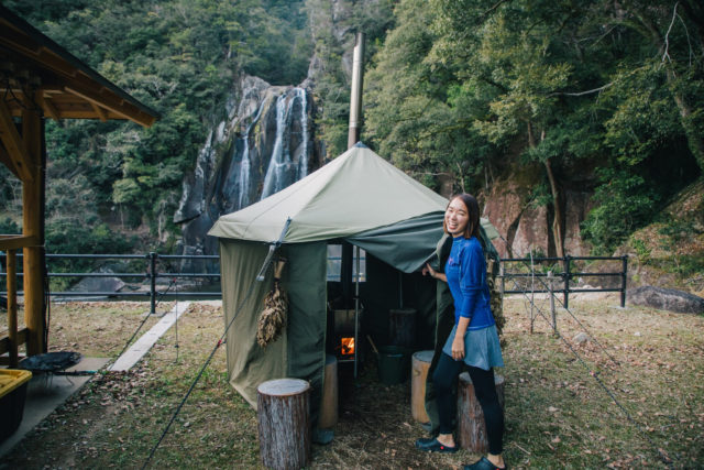 三重 テントサウナ 飛雪の滝 滝壺 ダイブ 川サウナ