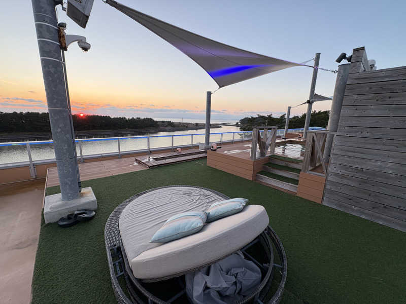 鹿児島 吹上浜フィールドホテル いちき串木野 屋上テントサウナ 天空フィールド