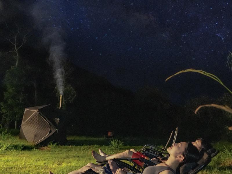 福岡 テントサウナ 唐泊VILLAGE 海 地下水 プライベートサウナ