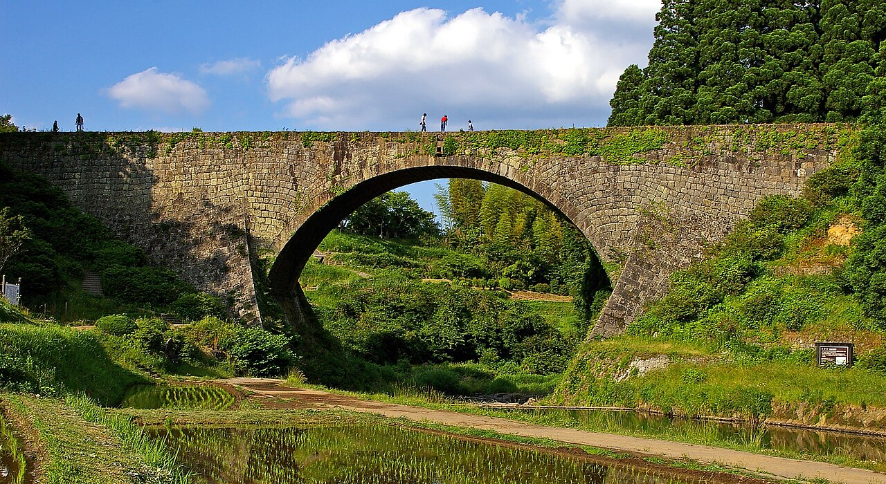 熊本 通潤橋 山都町 石橋 清流 アウトドア