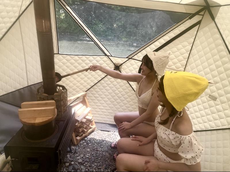 埼玉 テントサウナ 雅 MIYABI 飯能 川サウナ
