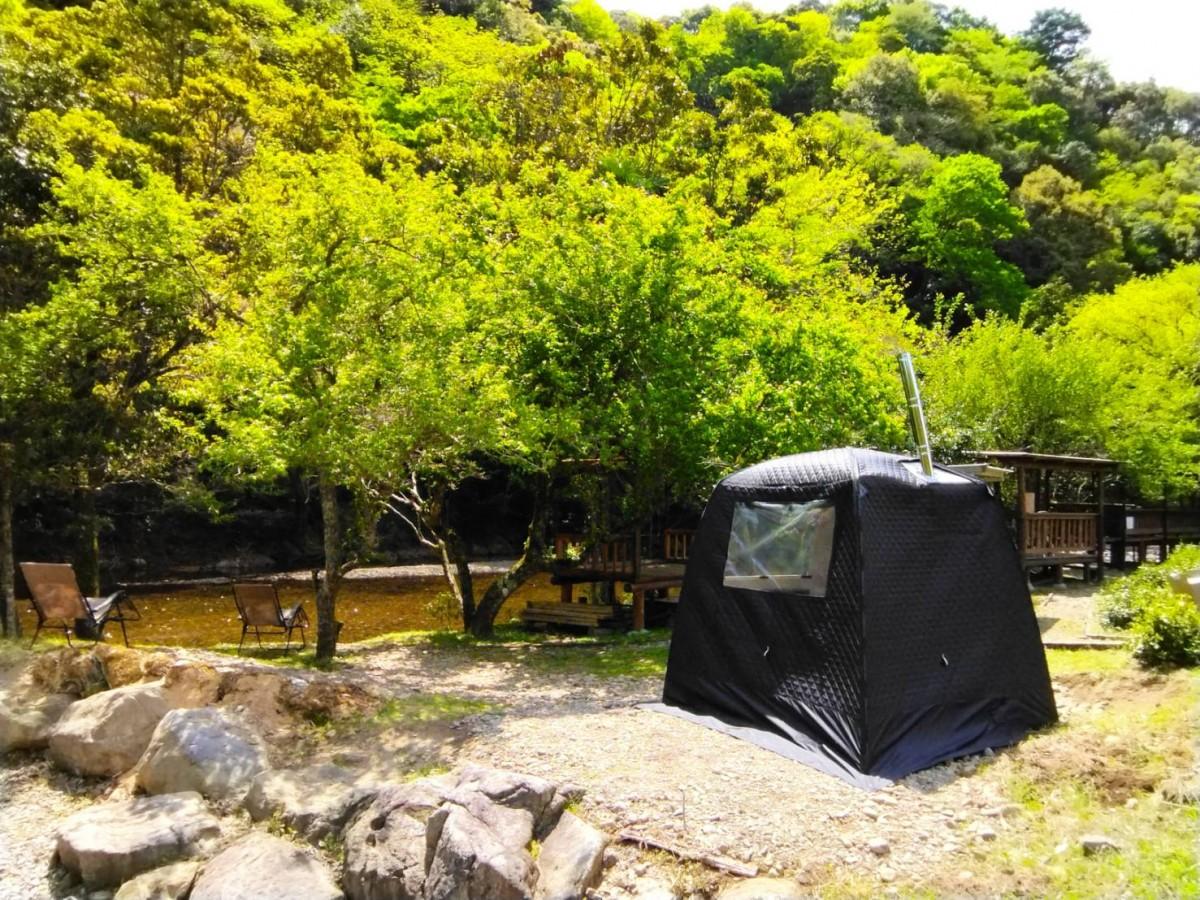 宮崎 いろどりの里 小林市 須木 テントサウナ 清流