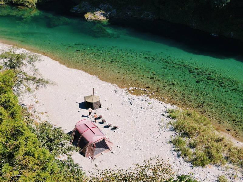 高知 テントサウナ Niyodo Adventure 仁淀川 川サウナ
