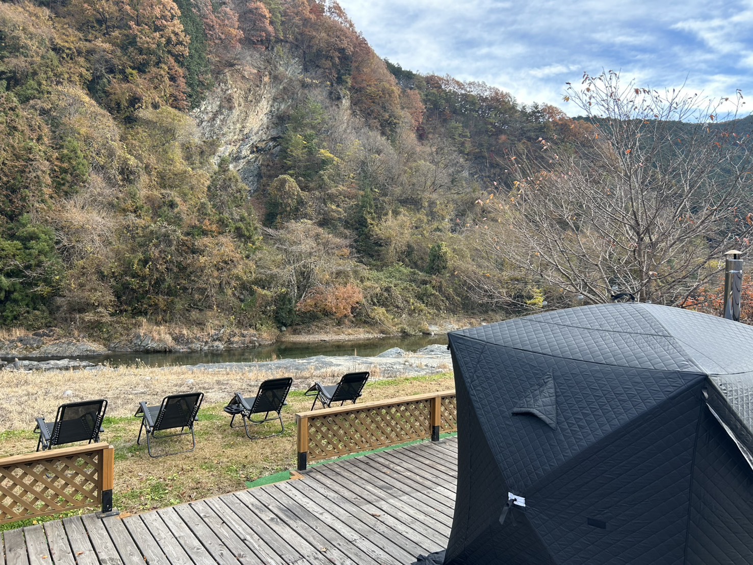 栃木 テントサウナ REDROCK 鹿沼 大芦川 川サウナ