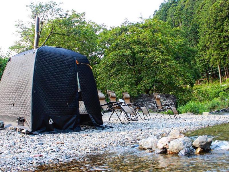 埼玉 テントサウナ レストハウス名栗 飯能 入間川 川サウナ