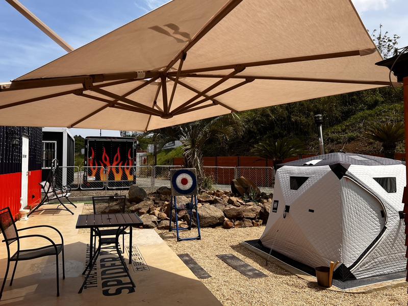 宮城 テントサウナ SPIDER BASE 岩沼 地下水