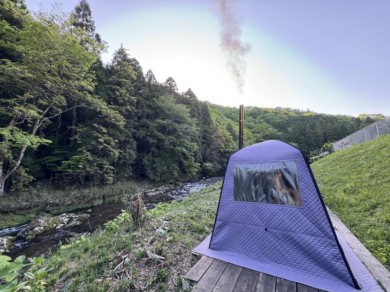 兵庫 テントサウナ Tonttu Hijima 宍粟 川サウナ