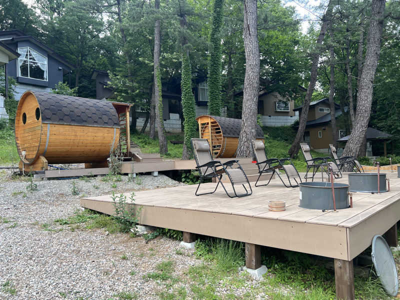 富山 バレル富山 南砺市 屋外バレルサウナ 桜ヶ池