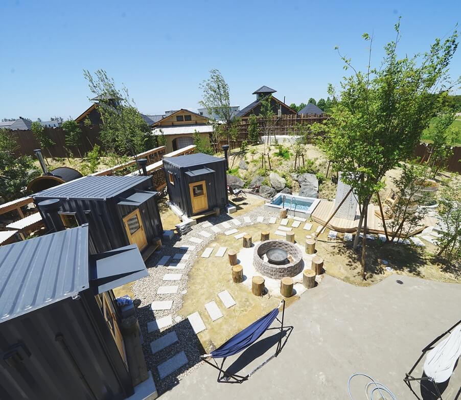 富山 湯屋FUROBAKKA 黒部市 コンテナサウナ バレルサウナ