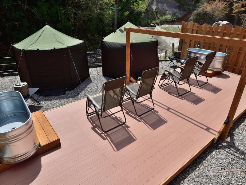 熊本 テントサウナ 山鳥の森 南小国 温泉 川サウナ