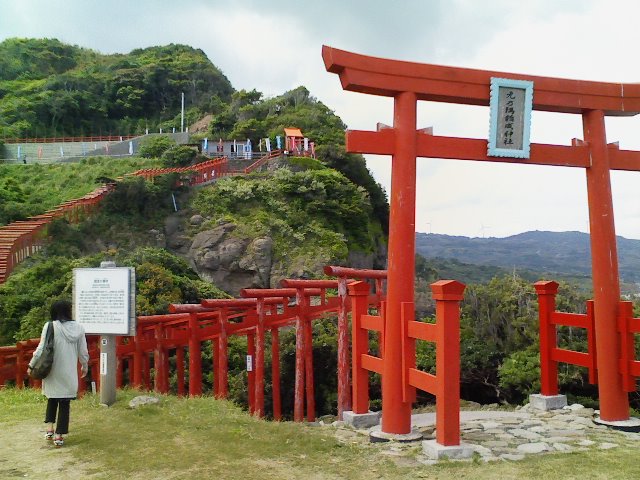 山口 元乃隅神社 長門 海 アウトドアサウナ