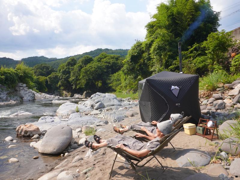 福岡 テントサウナ 八女茶ウナ 八女 川サウナ 茶